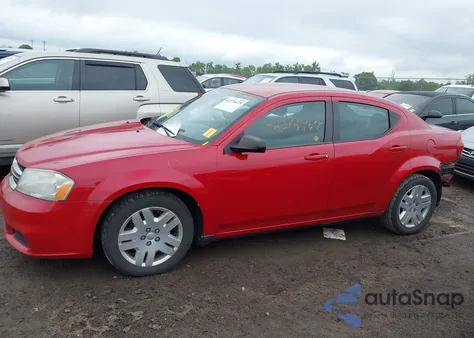 2013 Dodge Avenger Se from USA, damaged, VIN 1C3CDZAB5DN618014